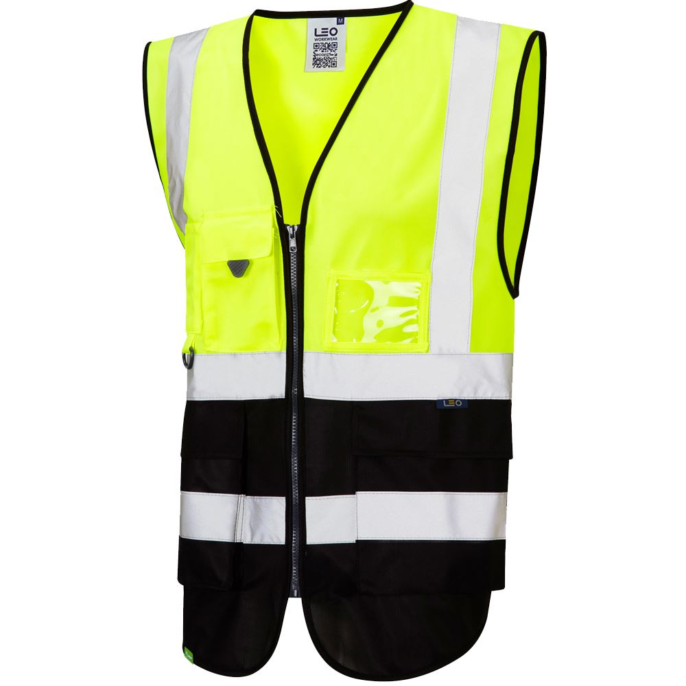 Leo Workwear Lynton Leo Ecoviz Superior Waistcoat