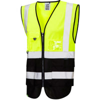 Leo Workwear Lynton Leo Ecoviz Superior Waistcoat