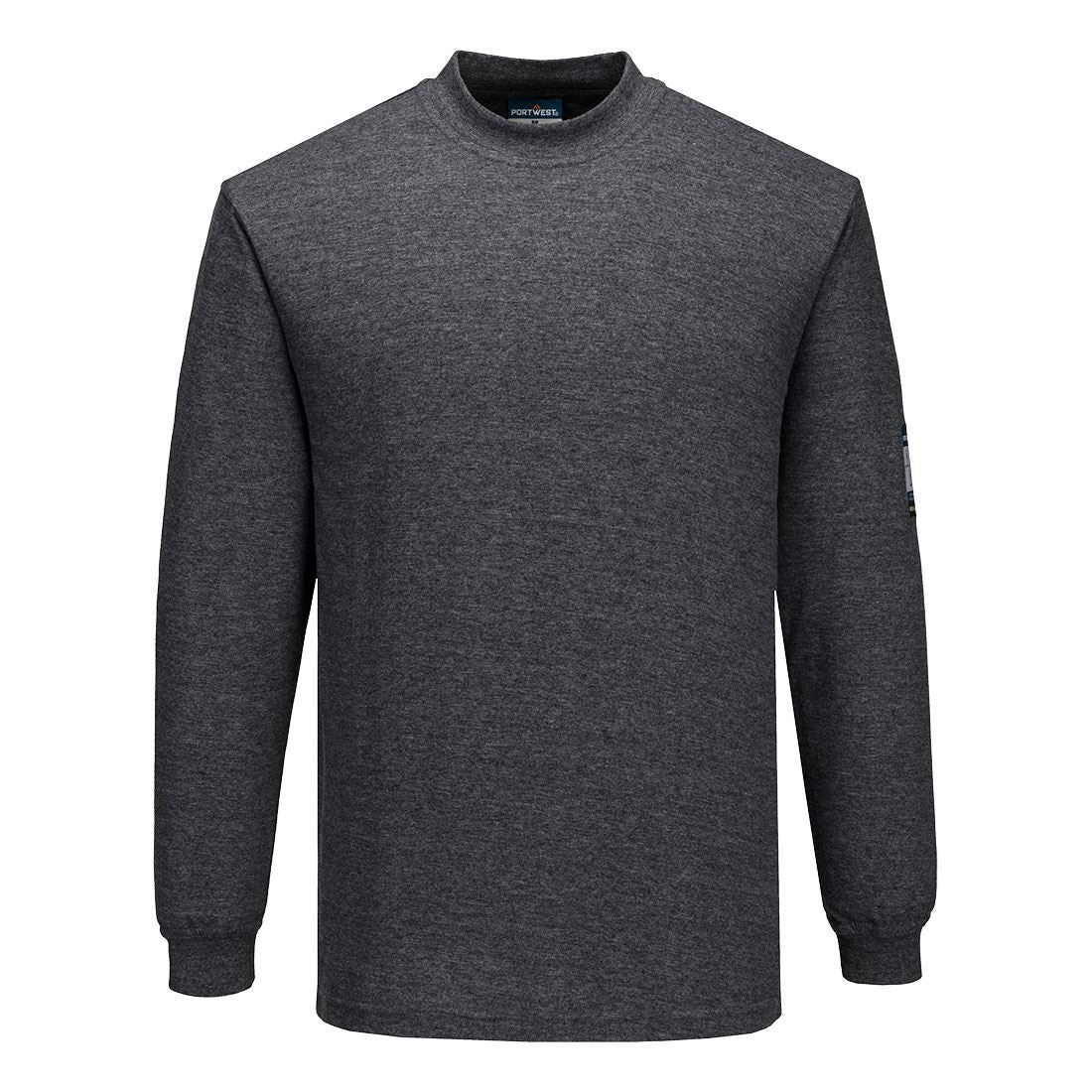 Portwest Flame Resistant Anti-Static Long Sleeve T-Shirt