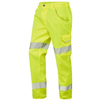 Leo Workwear Yelland Leo Ecoviz Lightweight Poly/Cotton Cargo Trouser Class 1