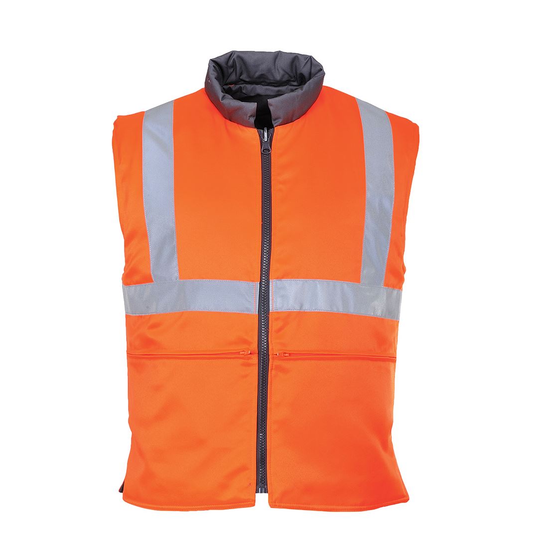Portwest Hi-Vis Reversible Bodywarmer RIS