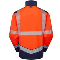 Leo Workwear Bowden Leo Ecoviz Softshell Jacket Hi Vis