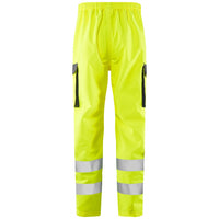 Leo Workwear Westleigh Leo Ecoviz 10K Performance Breathable Overtrouser Hi Vis