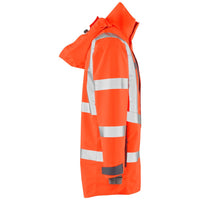 Leo Workwear Eastleigh Leo Ecoviz 10K Performance Breathable Anorak Hi Vis Jacket Coat