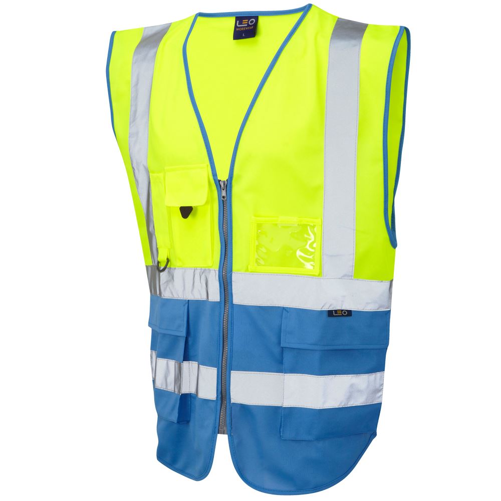 Leo Workwear Lynton Leo Ecoviz Superior Waistcoat