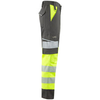 Leo Workwear Winswell Leo Ecoviz Womens Lightweight Polyester Stretch Cargo Trouser Hi Vis