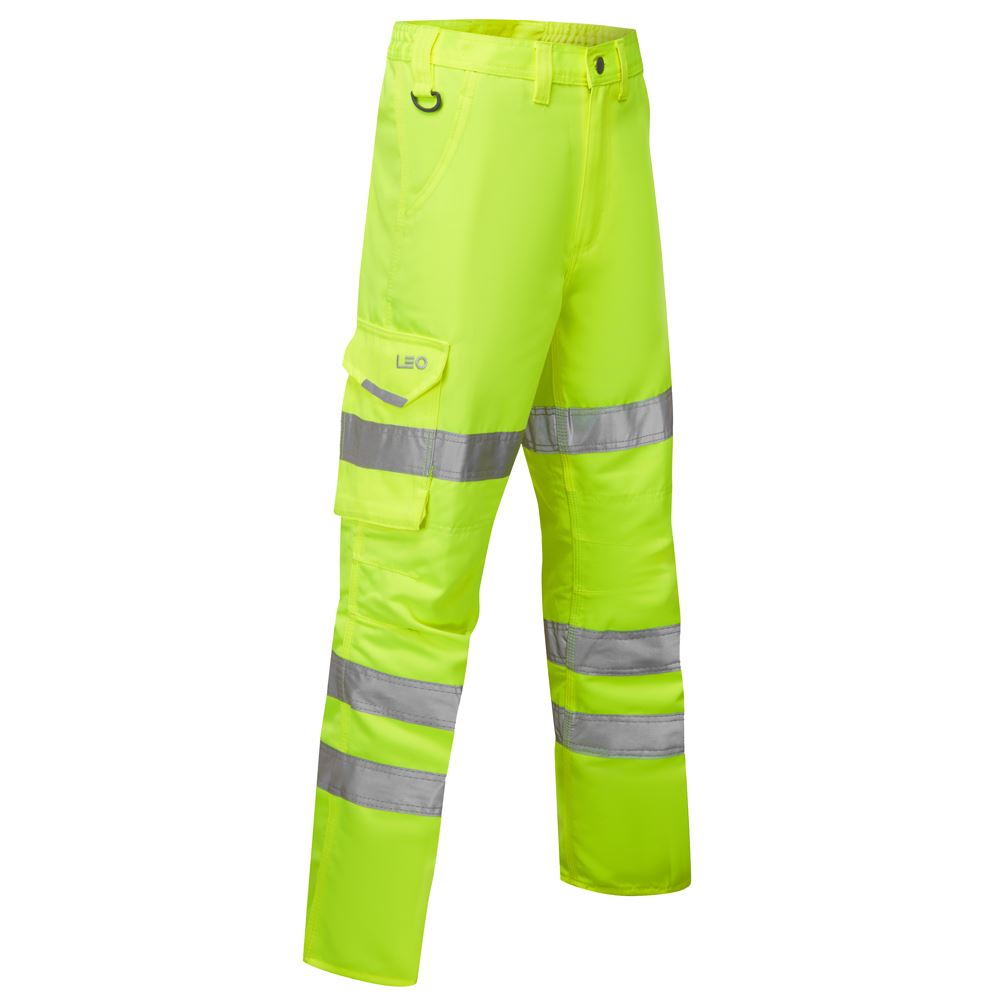 Leo Workwear Pennymoor Leo Ecoviz Womens Poly/Cotton Cargo Trouser
