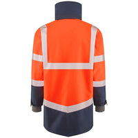 Leo Workwear Clovelly Leo Ecoviz 15K Performance+ Breathable Anorak Hi Vis