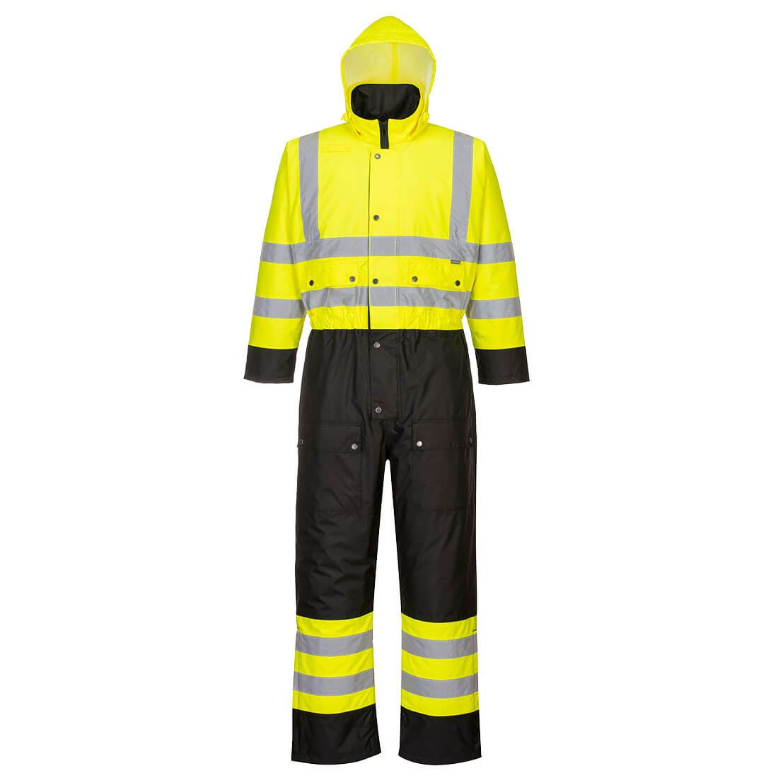 Portwest Hi-Vis Contrast Coverall - Lined