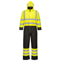 Portwest Hi-Vis Contrast Coverall - Lined