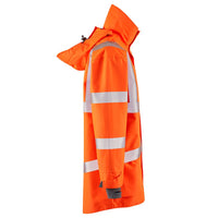 Leo Workwear Clovelly Leo Ecoviz 15K Performance+ Breathable Anorak Hi Vis
