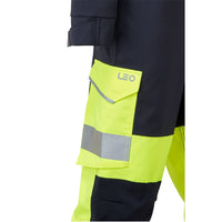 Leo Workwear Honeychurch Leo Ecoviz 10Kx Performance+ Womens Breathable 2-Part Coverall Hi Vis Stretch