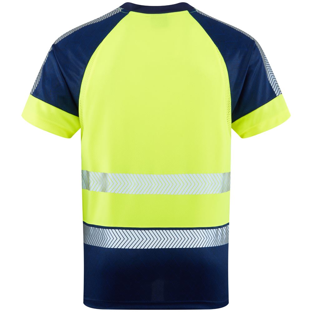 Leo Workwear Forda Leo Ecoviz Performance+ Dual Colour T-Shirt