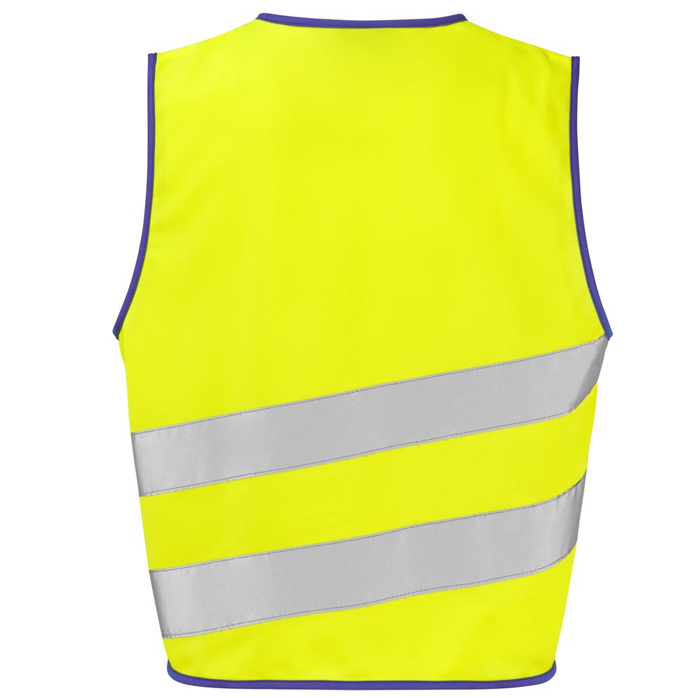 Leo Workwear Neonstars Leo Ecoviz Childrens Waistcoat (En 17353) Hi Vis