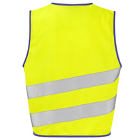 Leo Workwear Neonstars Leo Ecoviz Childrens Waistcoat (En 17353) Hi Vis