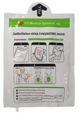 CU Medical Systems Adult/Child Defibrillator Pads for SP1