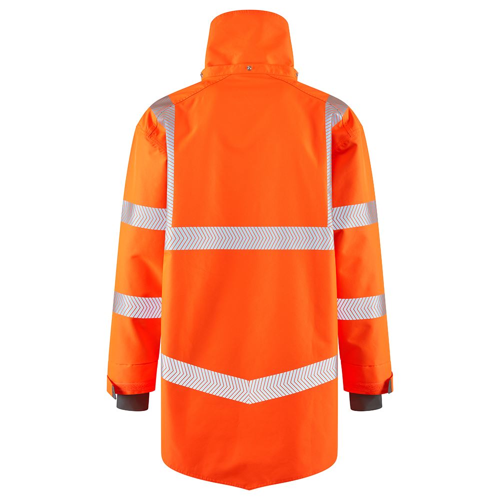 Leo Workwear Clovelly Leo Ecoviz 15K Performance+ Breathable Anorak Hi Vis