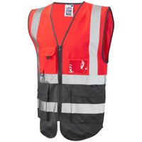 Leo Workwear Lynton Leo Ecoviz Superior Waistcoat