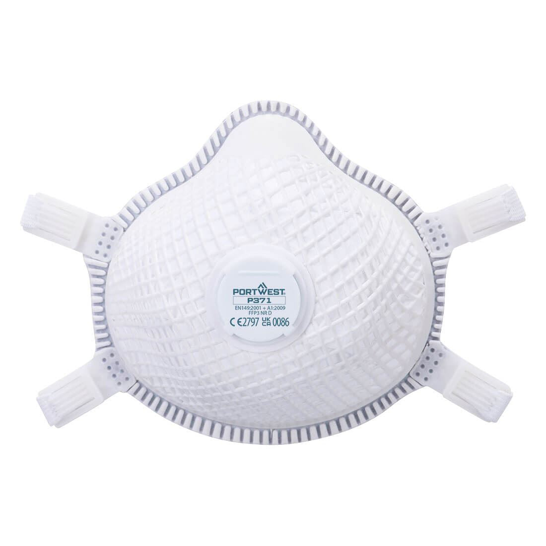 Portwest ERGONET FFP3 Valved Dolomite Respirator (5 Pack)