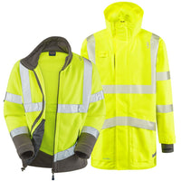 Leo Workwear Clovelly + Hartland Leo 3-In-1 Anorak + Fleece Jacket