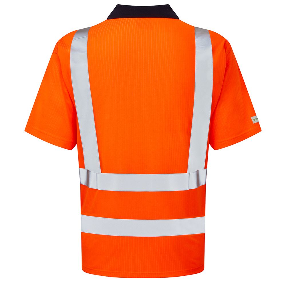 Leo Workwear Croyde Leo Ecoviz Comfort Polo Shirt