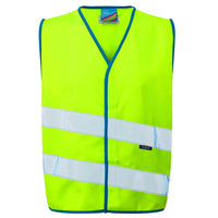 Leo Workwear Neonstars Leo Ecoviz Childrens Waistcoat (En 17353) Hi Vis