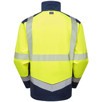 Leo Workwear Bowden Leo Ecoviz Softshell Jacket Hi Vis