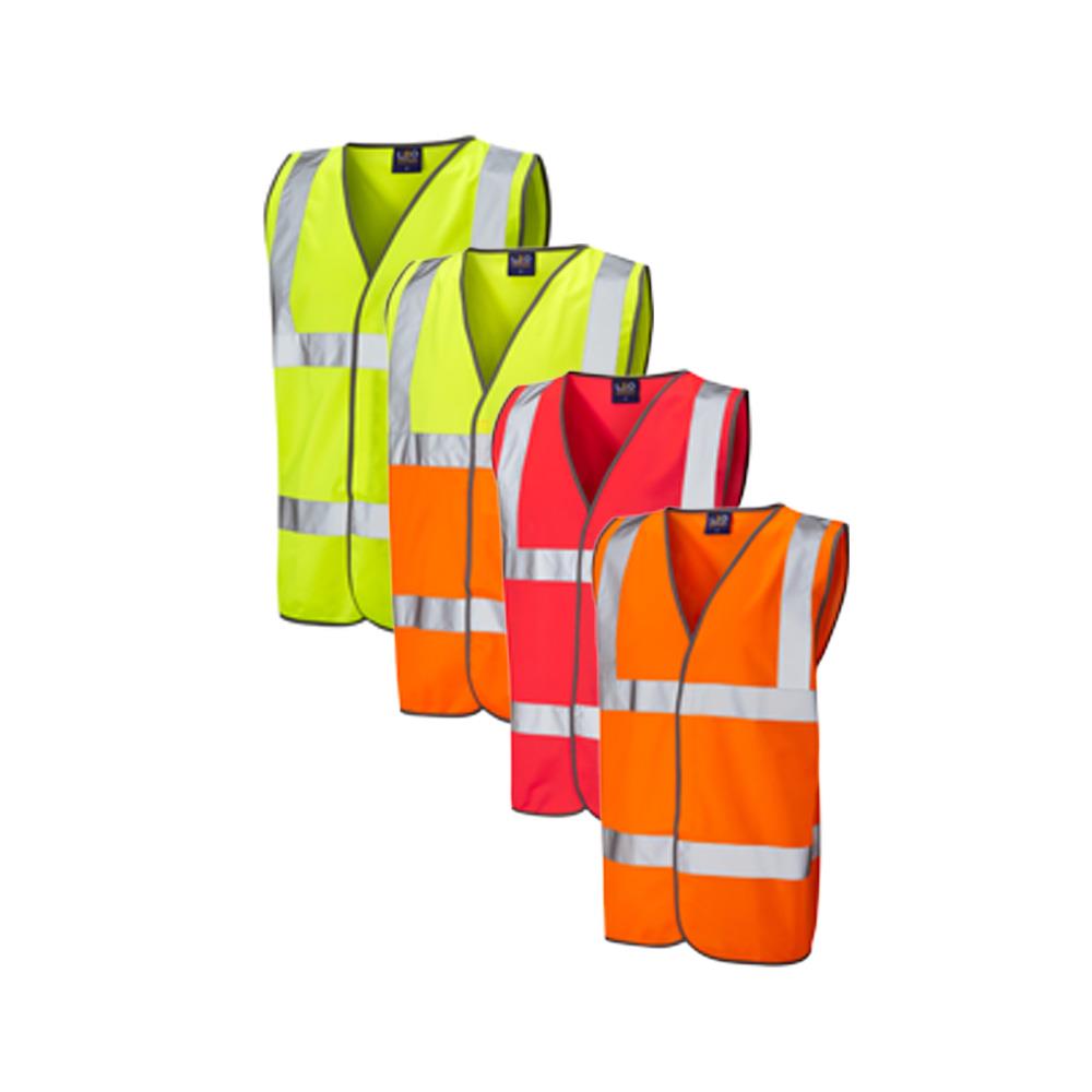 Leo Workwear Tarka Leo Ecoviz Waistcoat Hi Vis Superior