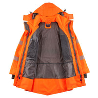 Leo Workwear Clovelly Leo Ecoviz 15K Performance+ Breathable Anorak Hi Vis