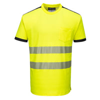 Portwest PW3 Hi-Vis Short Sleeve T-Shirt