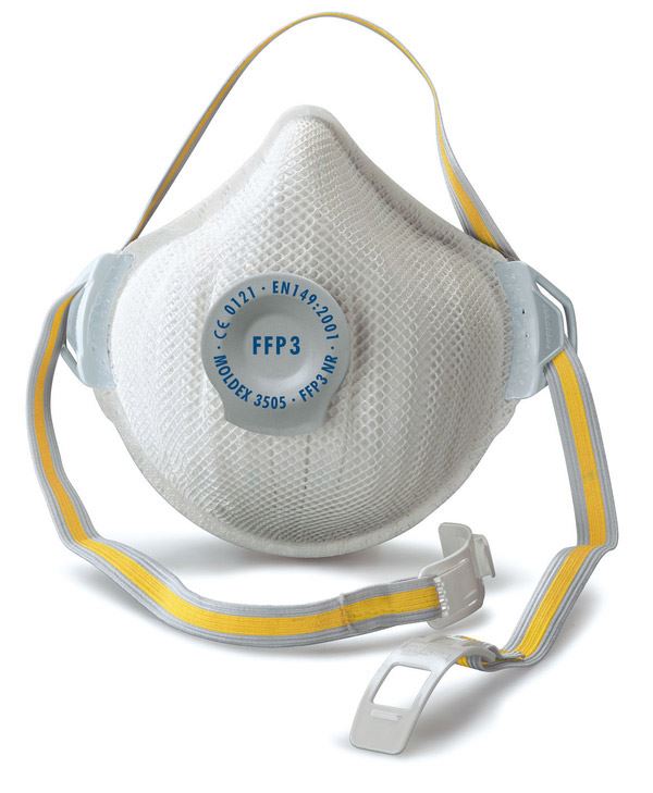 Moldex 3505 FFP3 Moulded Valved Mask (5 Pack)