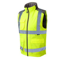 Leo Workwear Torrington Leo Ecoviz Bodywarmer Hi Vis