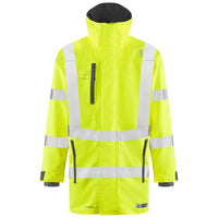Leo Workwear Eastleigh Leo Ecoviz 10K Performance Breathable Anorak Hi Vis Jacket Coat