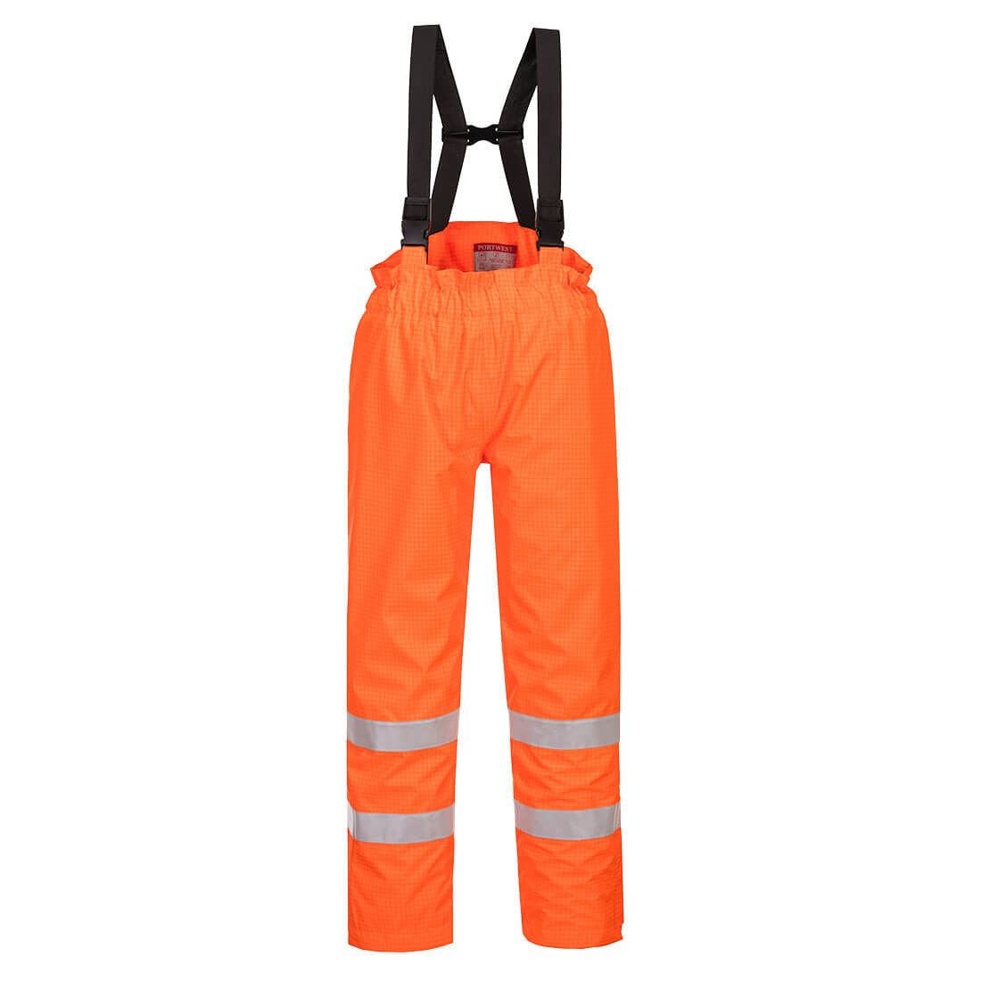 Portwest Bizflame Rain Lined Hi-Vis Antistatic Flame Resistant Trouser