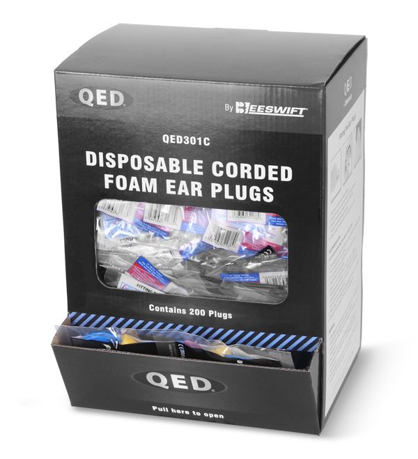 QED Corded Ear Plug (200 Pack)