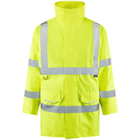 Leo Workwear Tawstock Leo Ecoviz 4K Baffle Lined Anorak Waterproof Jacket Coat