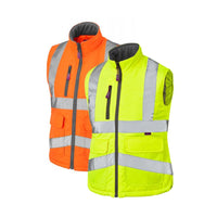 Leo Workwear Sandymere Leo Ecoviz Womens Bodywarmer Hi Vis