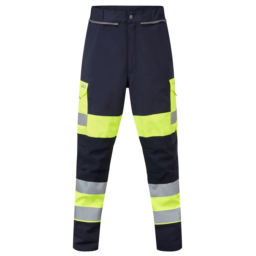 Leo Workwear Honeychurch Leo Ecoviz 10Kx Performance+ Womens Breathable 2-Part Coverall Hi Vis Stretch