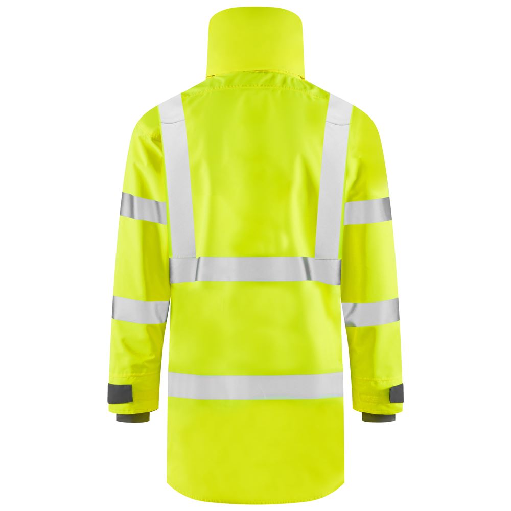 Leo Workwear Eastleigh Leo Ecoviz 10K Performance Breathable Anorak Hi Vis Jacket Coat
