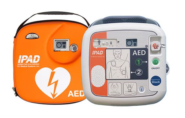 CU Medical Systems SP1 Fully Automatic Defibrillator with Carry Case