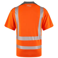 Leo Workwear Putsborough Leo Ecoviz Coolmax High Performance T-Shirt Hi Vis Traffic