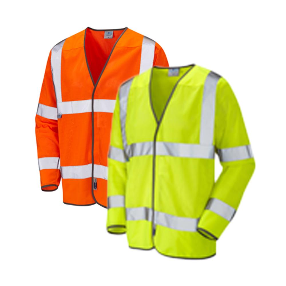 Leo Workwear Fremington Leo Ecoviz Mesh Sleeved Waistcoat