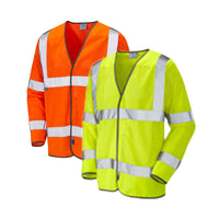 Leo Workwear Fremington Leo Ecoviz Mesh Sleeved Waistcoat