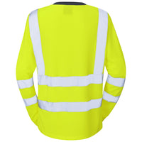 Leo Workwear Lydford Leo Ecoviz Comfort Womens Sleeved T-Shirt