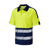 Leo Workwear Watersmeet Leo Ecoviz Performance+ Dual Colour Polo Shirt