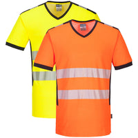 Portwest PW3 Hi-Vis V-Neck T-Shirt