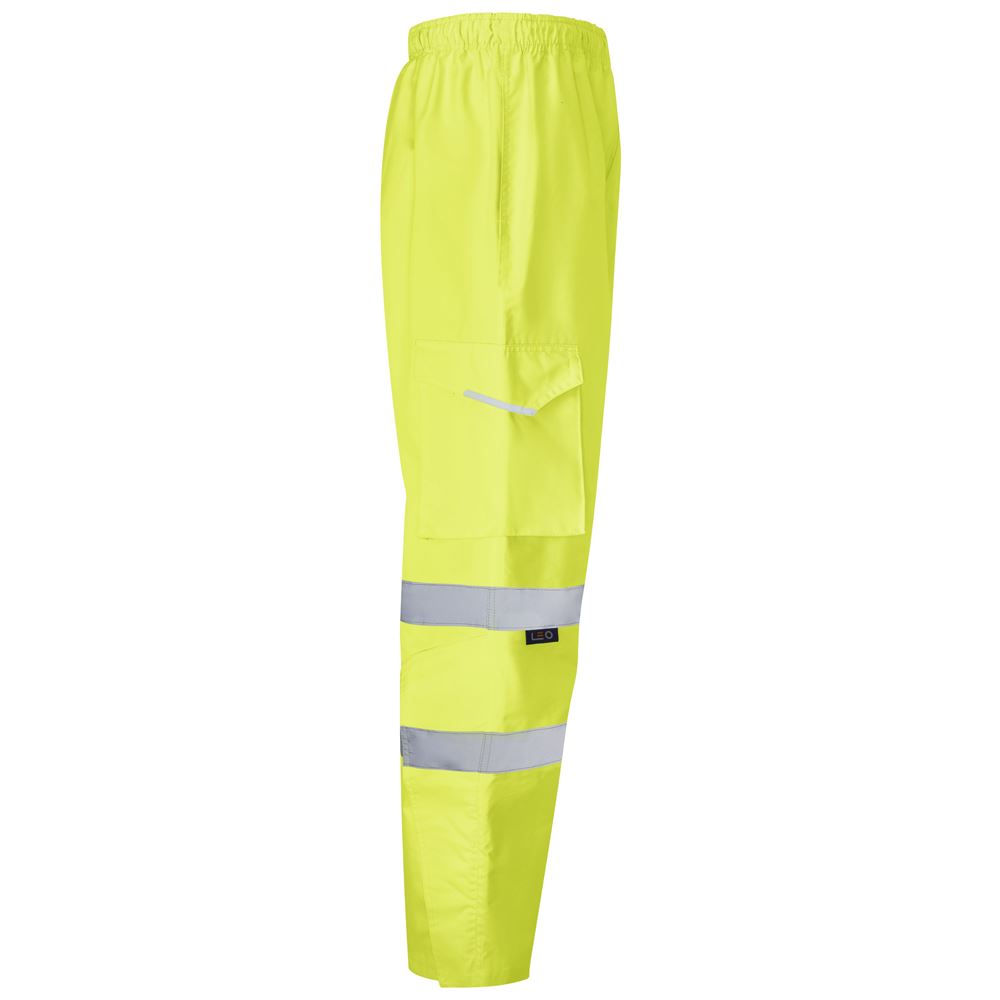 Leo Workwear Appledore Leo Ecoviz 4K Cargo Overtrouser Waterproof Reflective