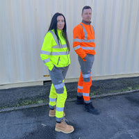 Leo Workwear Hawkridge Leo Ecoviz High Performance 4X Stretch Trouser Hi Vis Jogging