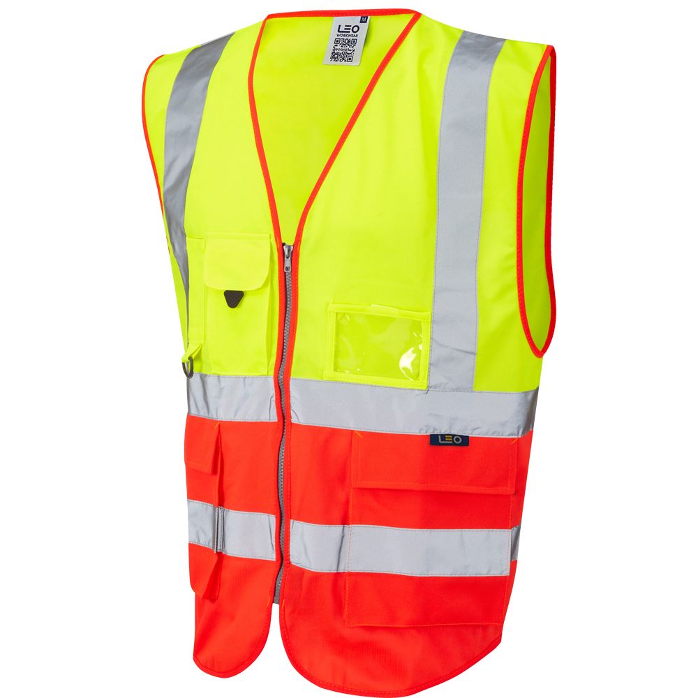 Leo Workwear Lynton Leo Ecoviz Superior Waistcoat