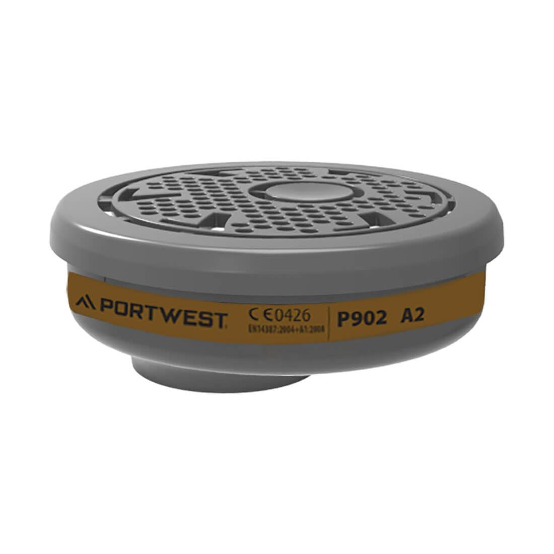 Portwest A2 Gas Filter Bayonet Connection (6 Pack)